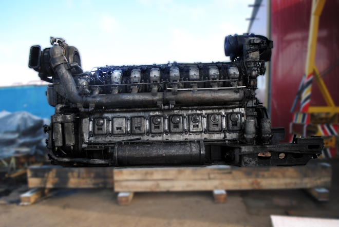 Дизельный двигатель Д49 до ремонта
